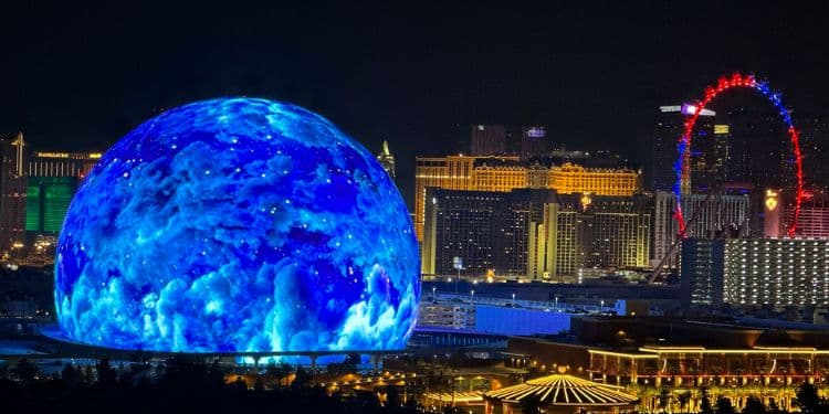 Imagen de cabecera del artículo dedicado a estudiar el fenómeno de the Sphere en Las Vegas y su influencia en el marketing