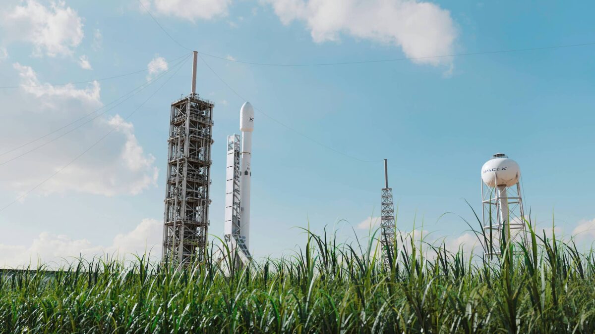 Imagen de las instalaciones de SpaceX