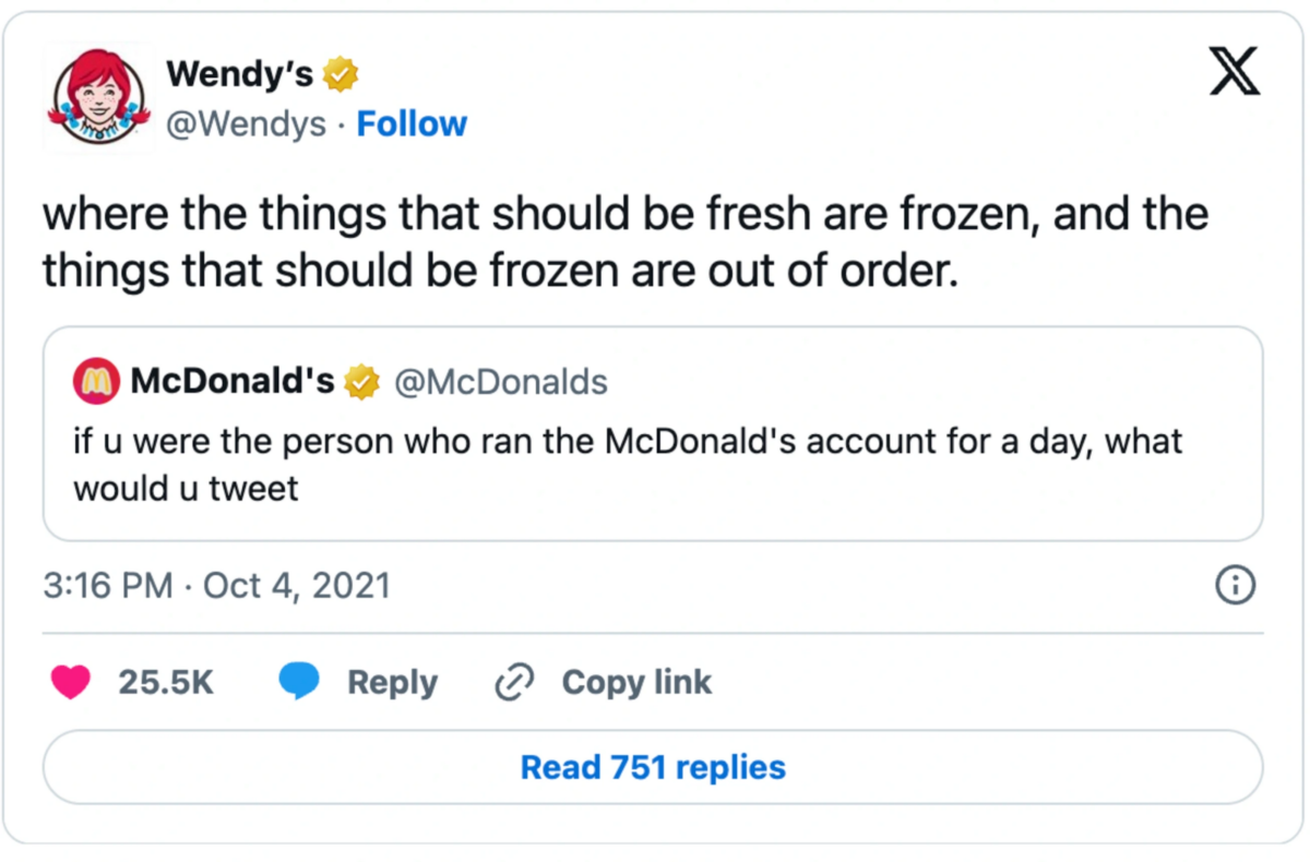 Humor en Twitter de Wendy’s: Momentos virales y roasts inolvidables | 1