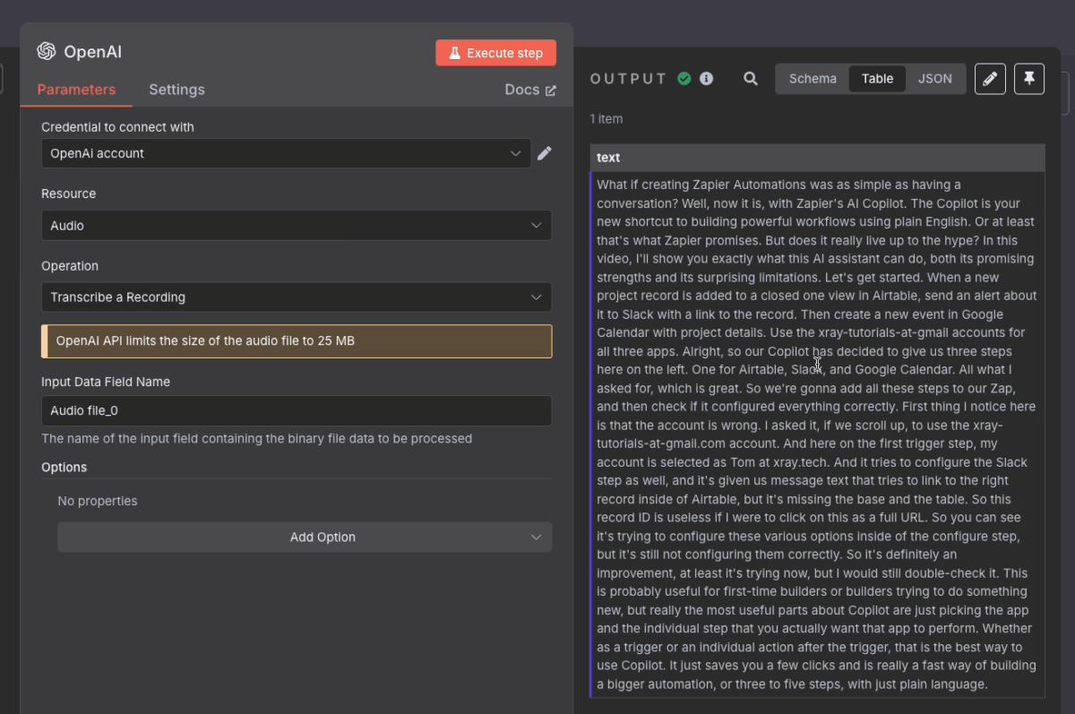 Automatización de flujos de trabajo con IA: guía con OpenAI y n8n | 16
