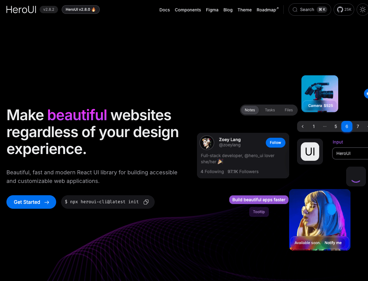 Los mejores frameworks UI Next.js en 2025 | 7