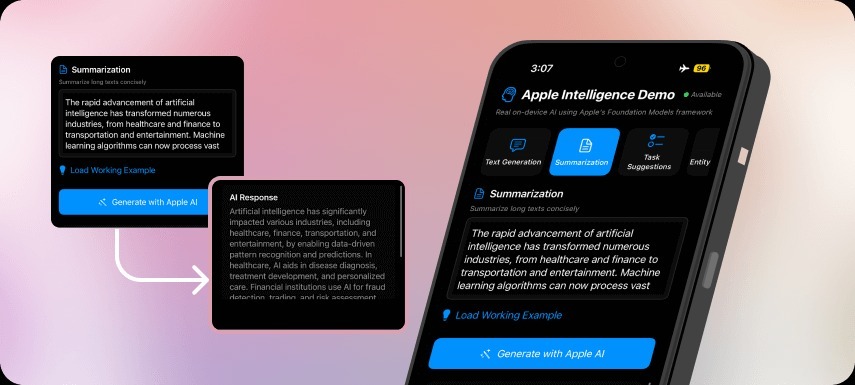 Desarrollo de apps con Apple Intelligence en iOS 26: guía completa para IA on-device con Foundation Models | 6