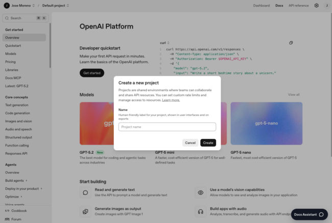 Crear una clave API de OpenAI: guía práctica para usar la API con ...